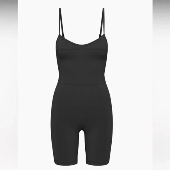 Aritzia Wilfred Free Bustier Wherever Romper Black Size Small - Picture 1 of 9